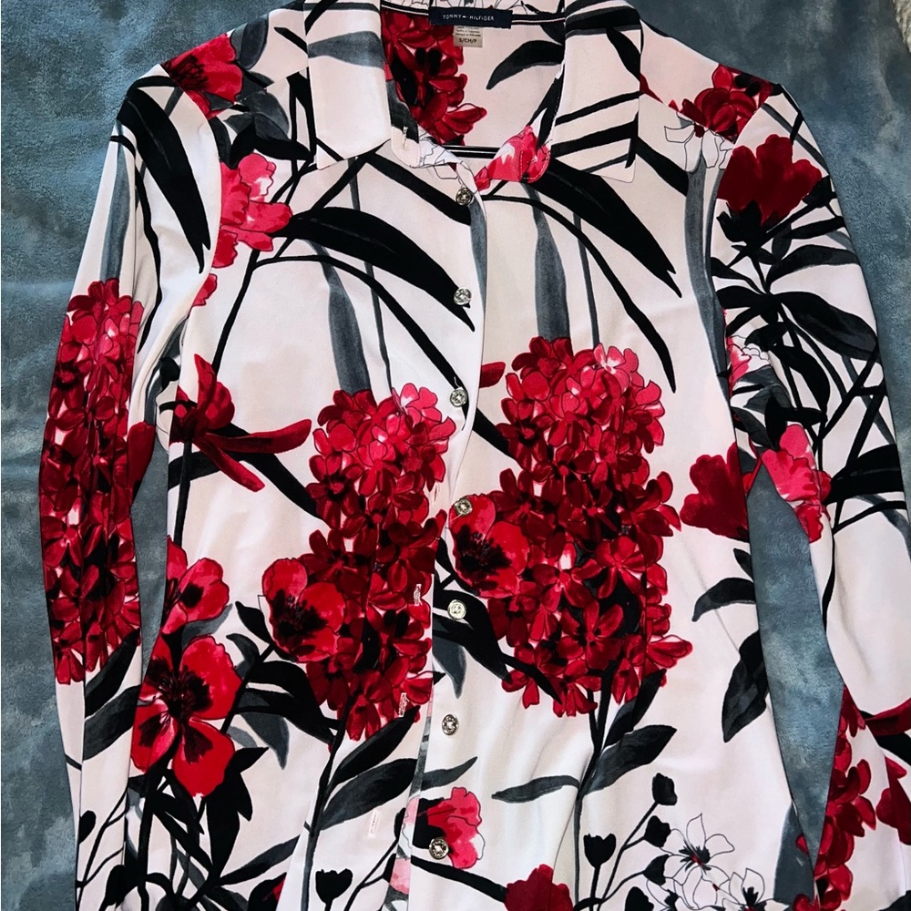 Floral Button-Up Shirt